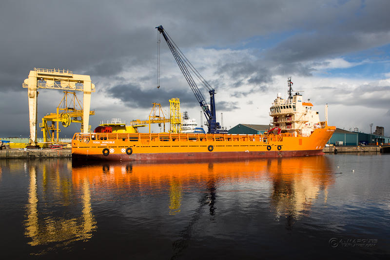 Toisa Invincible at Leith Port